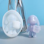 D263 DIY Kristall-Epoxy-Form, die Eimer-Kaninchen-Spiegel macht, der Tisch-Form hält