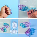 2 Stück D650 DIY Tropfenform Verteidigung Finger Tiger Silikonform, 2 PCS D650 01, 2 PCS D650 02 – Bild 2