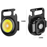 COB Multifunktions-Taschenlampe, magnetischer Schlüsselhaken – Bild 2