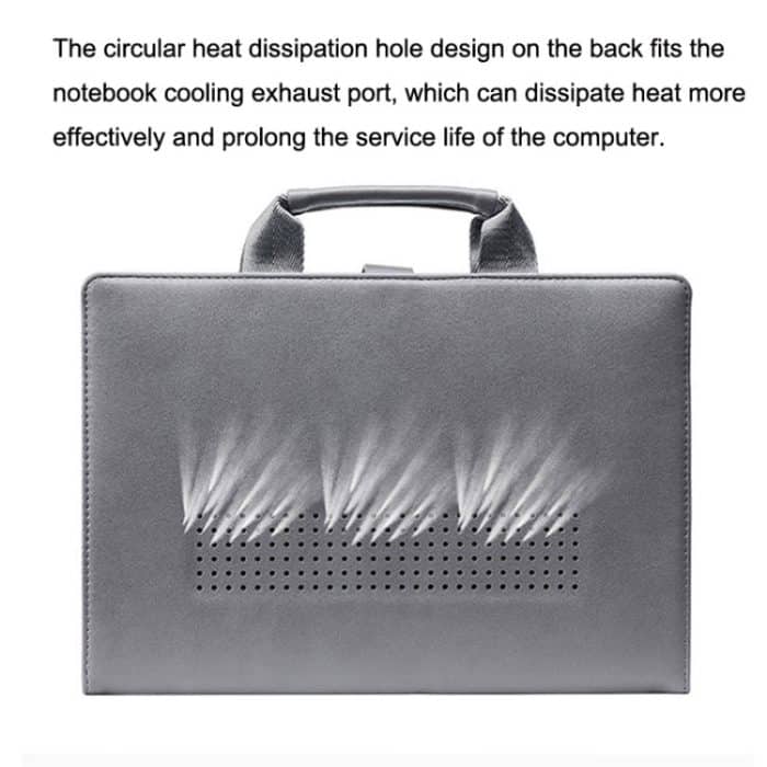 Laptoptasche Schutzhülle Tragetasche für MacBook Pro 15,4 Zoll, Black, Dark Gray, Pink, Dark Green, Black + Power Bag, Dark Gray + Power Bag, Pink + Power Bag, Khaki + Power Bag, Ink Green + Power Bag – Bild 5