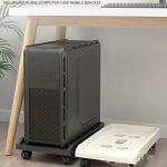 036-1 Desktop-Computer-Host-Rack mit Rollen, Spezifikation:, Universal Wheel (Black), Universal Wheel (Apricot), Parallel Wheel (Black), Parallel Wheel (Apricot) – Bild 2