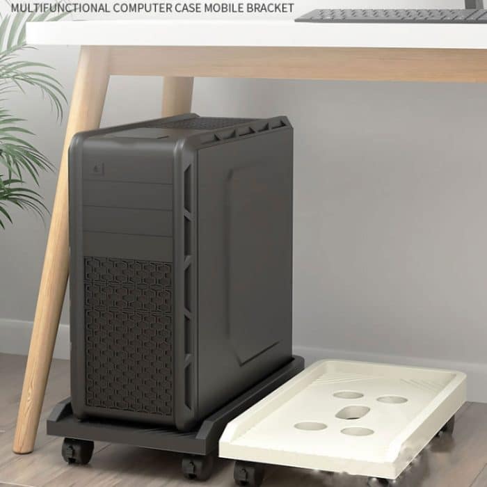 036-1 Desktop-Computer-Host-Rack mit Rollen, Spezifikation:, Universal Wheel (Black), Universal Wheel (Apricot), Parallel Wheel (Black), Parallel Wheel (Apricot) – Bild 2