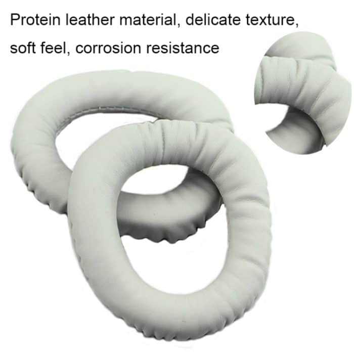 2 Stück Kopfhörer-Schaumstoff-Abdeckung, Kopfhörer-Zubehör für SOMIC G909/G909N, Gray, Black – Bild 4