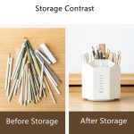 Schreibtisch-Aufbewahrungsbox mit großer Kapazität für Studenten, Büro, Stifteeimer, Non-rotating Beige, Non-rotating Dark Pink, Non-rotating Transparent, Non-rotating Gray, Rotating Beige, Rotating Pink, Rotating Blue, Rotating Gray, Rotating Transpar... – Bild 5