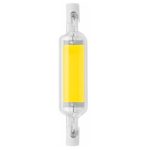 R7S LED COB Dimmer Glaslampe Doppelseitiges horizontales Plug-in-Licht, 78MM 10W, 118mm 20W