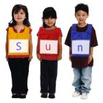 Sportweste, Spielnummer, Alphabet, Lehrweste, Yellow, Red, Light Green, Blue – Bild 6