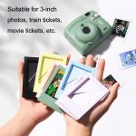 5PCS CAIUL 3-Zoll-Foto-Vertikalrahmen für Mini, Clear Sky Blue, Cherry Pink, Yao Ye Black, Light Tea Green, Athens Gray, Clove Purple, Avocado Green – Bild 5