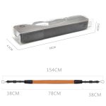 CH-006 Dekompressionskamera-Fotogurt, Teleskop-Schultergurt, Black, Coffee – Bild 4