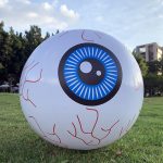 Halloween-Bar, Spukhaus, Einkaufszentrum, aufblasbare Dekoration, 16 Inch Not Glowing Eyeball, 16 Inch Glowing Pumpkin, 16 Inch Glowing Eyeball, 55cm Glowing Skull, 72CM glowing Ghost – Bild 2