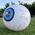 Halloween-Bar, Spukhaus, Einkaufszentrum, aufblasbare Dekoration, 16 Inch Not Glowing Eyeball, 16 Inch Glowing Pumpkin, 16 Inch Glowing Eyeball, 55cm Glowing Skull, 72CM glowing Ghost – Bild 3