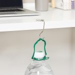 3 Stück abnehmbarer Büro-Schreibtisch-Seitenhaken zum Aufhängen von Taschen, Girl, Blowing Bubbles, Dinosaur, Cat, Leave Me, Pure Smile – Bild 3