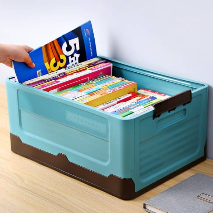 Faltbare Bücherbox aus Kunststoff, S Mint Blue, S Banana Yellow, S Sunset Orange, M Mint Blue, M Banana Yellow, M Sunset Orange, L Mint Blue, L Banana Yellow, L Sunset Orange – Bild 6