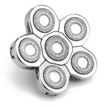 Rasierer, austauschbarer, waschbarer Doppelringmesser, schwimmender Netzkopf, 6 Knife Net, 7 Knife Net