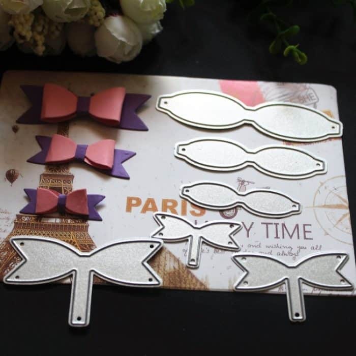 Schleifenknoten-Metallpräge-Stanzformen-Set – Bild 3