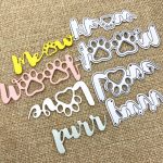 Brief Stoff Leder Hand Stanzform – Bild 3