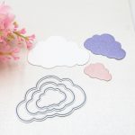 Drei Wolken Metallprägung Stanzform Papier Quilling Die