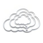 Drei Wolken Metallprägung Stanzform Papier Quilling Die – Bild 2