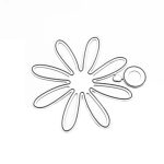 Blume Handwerk Papier Kunst Leder Stanzform – Bild 2