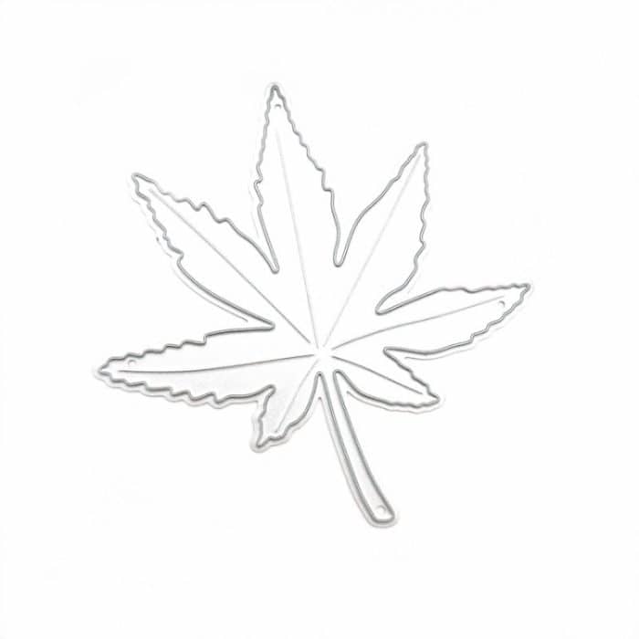 Ahornblatt Büttenpapier Kunstprägung Stanzform – Bild 2