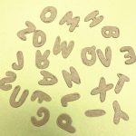 26 Buchstaben Handarbeit Stoff Leder Stanzform Papier Quilling Werkzeug – Bild 3