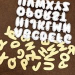 26 Buchstaben Handarbeit Stoff Leder Stanzform Papier Quilling Werkzeug – Bild 5