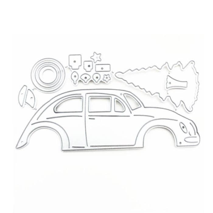 Auto Weihnachtsbaum Metall Papier Kunst Leder Stanzform – Bild 2