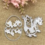 Dinosaurier-Ei-Metall geprägte Papierkunst-Leder-Stanzform