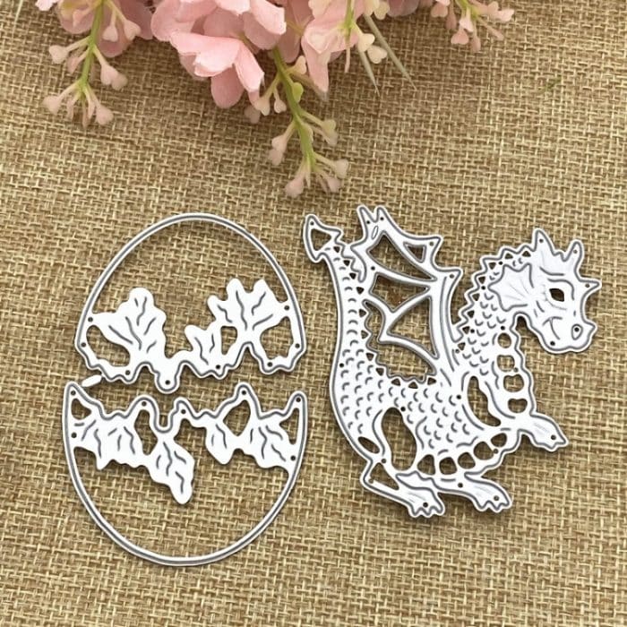 TBD06027617.jpg Dinosaurier-Ei-Metall geprägte Papierkunst-Leder-Stanzform – Bild 1