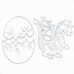 Dinosaurier-Ei-Metall geprägte Papierkunst-Leder-Stanzform – Bild 2