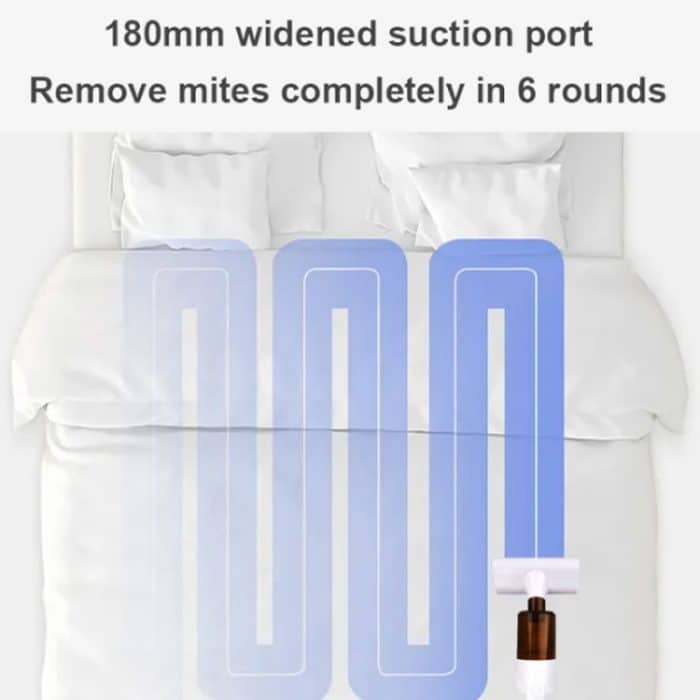 K9T 6W 3000 Pa kabelloser Milbenentfernungsinstrument tragbarer Handstaubsauger, K9T (Black), K9T (White) – Bild 4