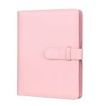 2 Stück CAIUL 7,6 cm PU-Leder-Fotoalbum, digitale Fotografie, Fotosammlung, Gedenkbuch, Cherry Pink, Clove Purple, Qingkong Blue