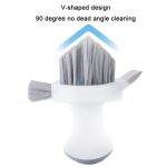 Reinigungsbürste für Ecken und Fugen im Badezimmerboden, White Gray, Yellow Green – Bild 4