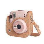 Kameratasche Umhängetasche Digitalfotografie Ledertasche für FUJIFILM Instax Mini 11, Cork