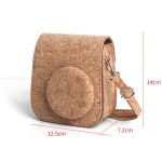 Kameratasche Umhängetasche Digitalfotografie Ledertasche für FUJIFILM Instax Mini 11, Cork – Bild 2