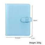 3-Zoll-PU-Leder-Retro-Fotoalbum, Fotospeicher-Gedenkbuch, White, Pink, Purple, Blue, Black, Brown – Bild 3