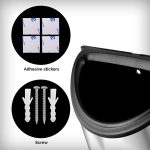 Edelstahl-Müllbeutel-Aufbewahrungsbox-Küchen-Wand-Überschuh-Abdeckungs-Tasche – Bild 2