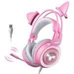 SOMIC G951PINK Head-Mounted 7.1 Channel Anchor E-Sports Game Headset Wheat, SOMIC G951PINK
