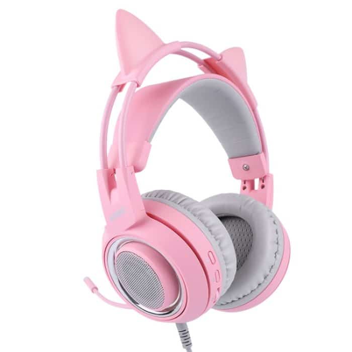 SOMIC G951PINK Head-Mounted 7.1 Channel Anchor E-Sports Game Headset Wheat, SOMIC G951PINK – Bild 2