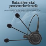 DANYIN BH69 Einseitiges Bluetooth-Headset für Geschäftsgespräche, Kundendienst, kabellose Sprachsteuerung, Weizen, BH69 Black – Bild 3