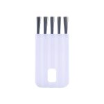 2 Stück Haushalts-Multifunktions-Reinigungsbürste mit biegsamen Rillen und Fugen, White, Grey