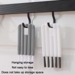 2 Stück Haushalts-Multifunktions-Reinigungsbürste mit biegsamen Rillen und Fugen, White, Grey – Bild 3