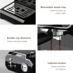 RAF R.104 Home Kleine halbautomatische Hochdruck-Dampfmilchschaum-Kaffeemaschine, EU-Stecker, RAF R.104 – Bild 6