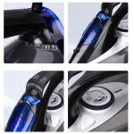 RAF R.1215 Elektrisches Bügeleisen mit thermostatischer Keramiksohle und drei Geschwindigkeitsstufen, EU-Stecker, RAF R.1215 Black Gold, RAF R.1215 Black Blue – Bild 3