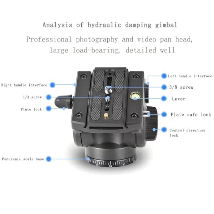 Qing Zhuangshi DA IQ90 SLR-Kamerastativ zum Schießen von Vögeln, Tele, Damm, Bildschirm, Griff, Gimbal – Bild 4