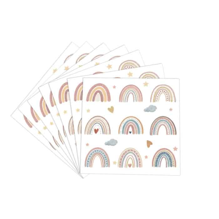 Einweg-Tableburra-Flaggen-Party-Set mit Fantasy-Regenbogen-Motiv, Rainbow Themed Party – Bild 4