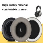 Atmungsaktive Schaumstoff-Kopfhörer-Ohrenschützer mit Schnalle für Sennheiser Momentum 3, Spezifikation:, Black Protein, Black Lambskin, Gold Protein, Gold Lambskin – Bild 2