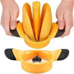 2 Stück Obst-Schneidewerkzeug, Edelstahl, Mango-Splitter, Mango Splitter