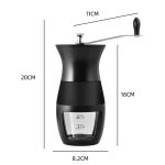 Handschüttelnde Kaffeemühle, tragbare Kaffeemaschine für Zuhause, Black – Bild 2