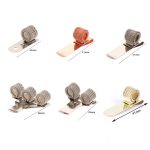 10 Stück Stifthalter für Ärzte, Krankenschwestern, Uniformen, Stifthalter aus Metall, Stil:, Single Hole Vertical, Single Hole Horizontal, Three Hole, Adhesive Rotatable, Strong Magnetic, Rivet, Horizontal Rose Gold – Bild 3
