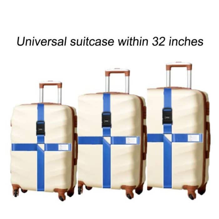 Gepäckverstärkungsgurte, festes Schutzseil mit Zahlenschloss, Red, Blue, Black, Khaki, Purple, Orange, Customs Lock Red, Customs Lock Blue, Customs Lock Black, Customs Lock Khaki, Rainbow – Bild 6